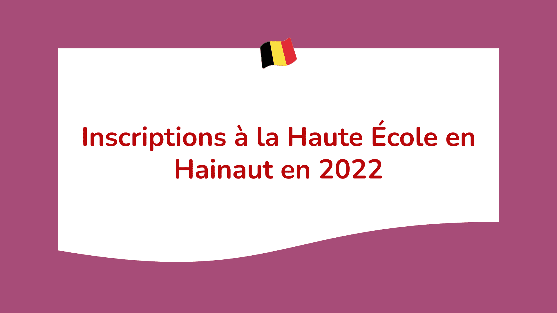 Haute École en Hainaut