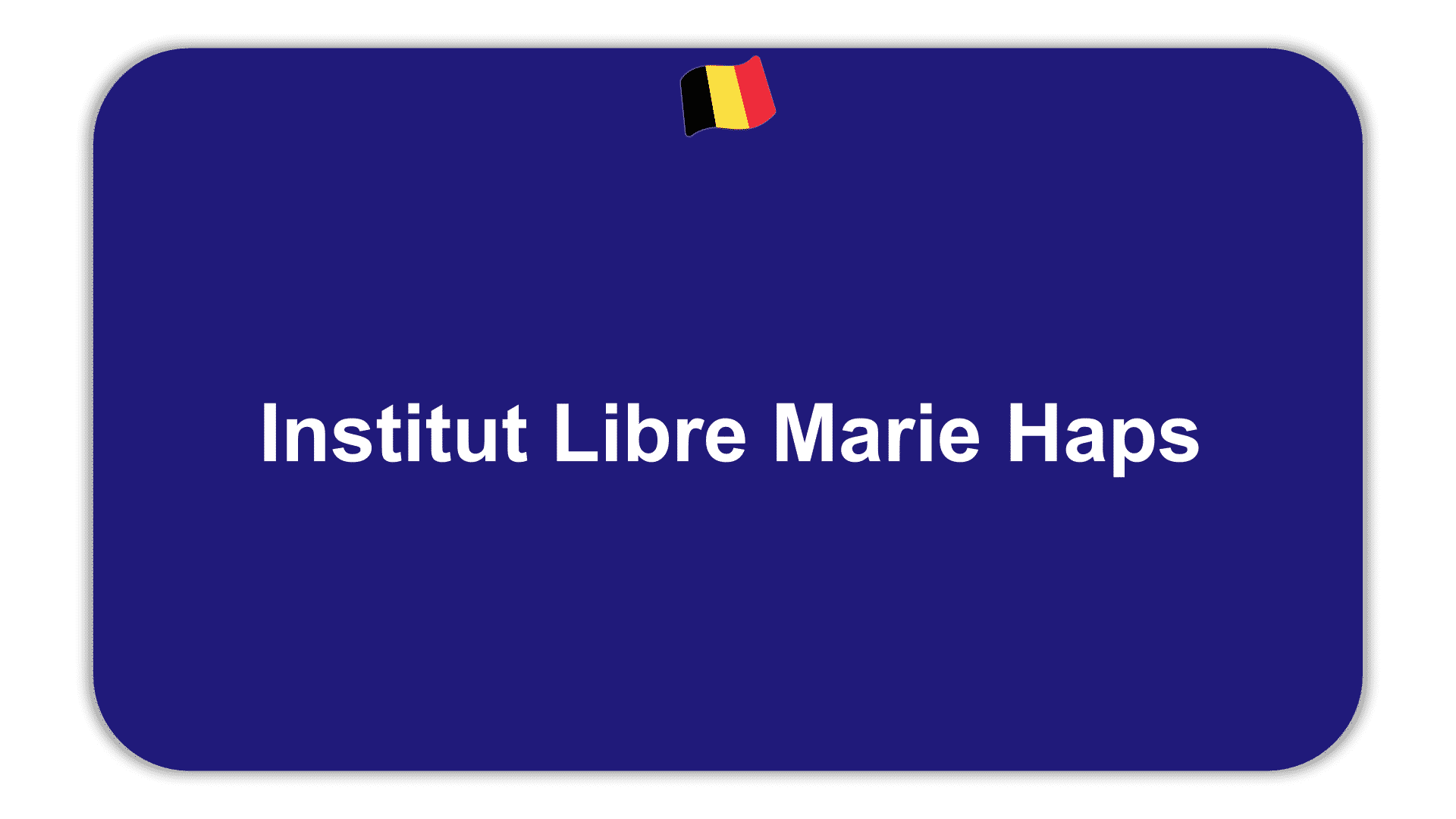 Présentation et spécialités Institut Libre Marie Haps Etudes en Belgique Présentation et spécialités Institut Libre Marie Haps Etudes en Belgique