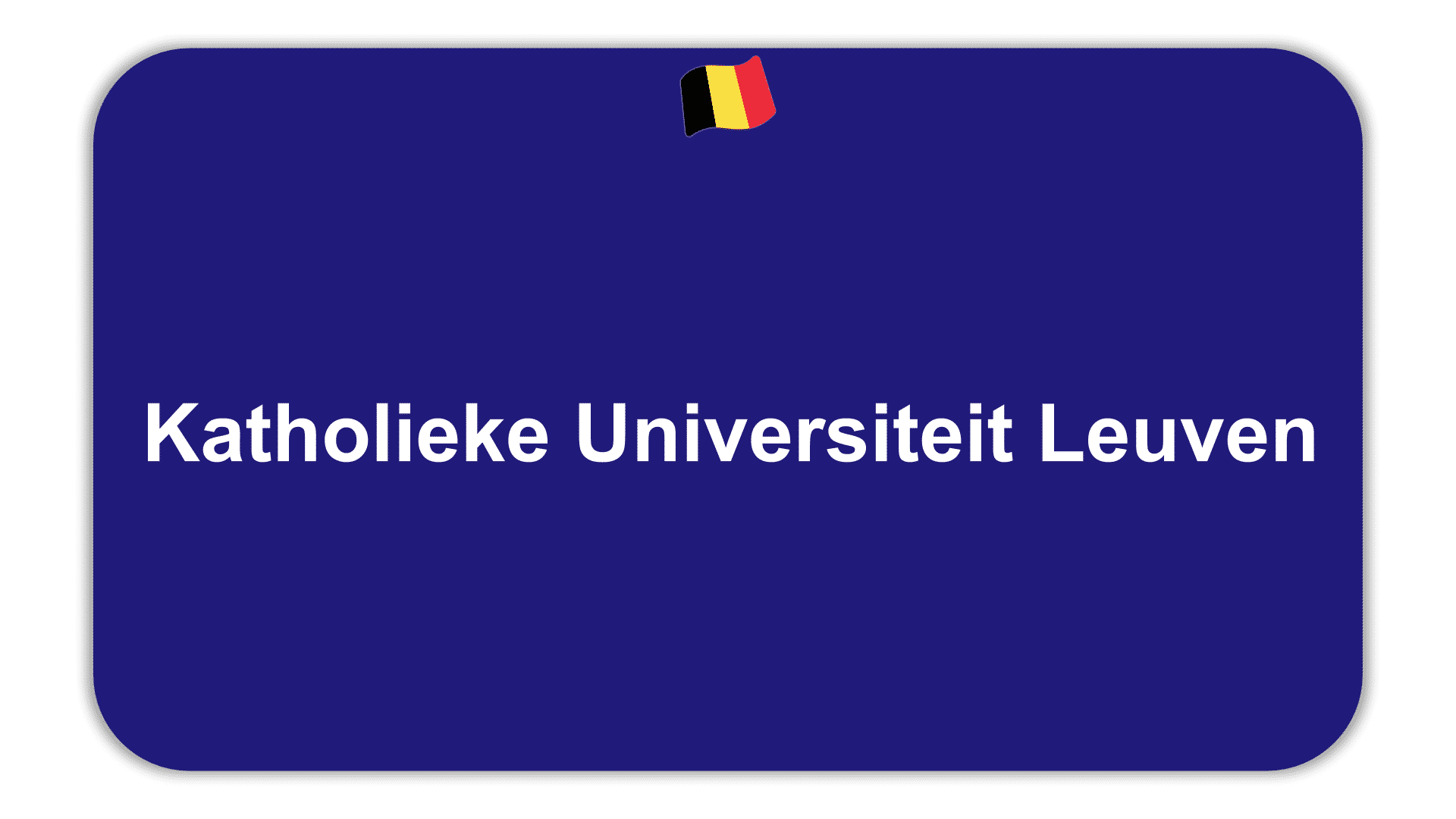 Katholieke Universiteit Leuven