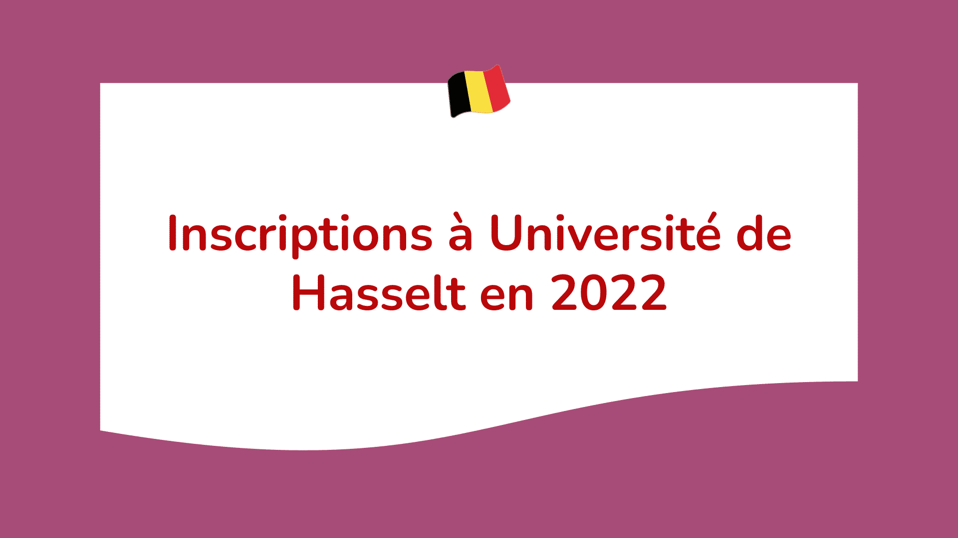 Université de Hasselt
